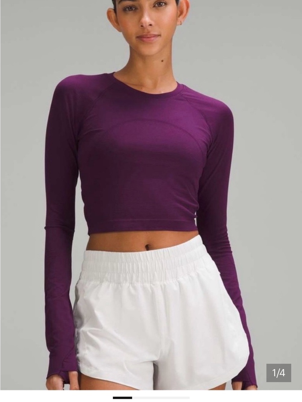 lululemon Swiftly Tech Cropped Long-Sleeve Shirt 2.0